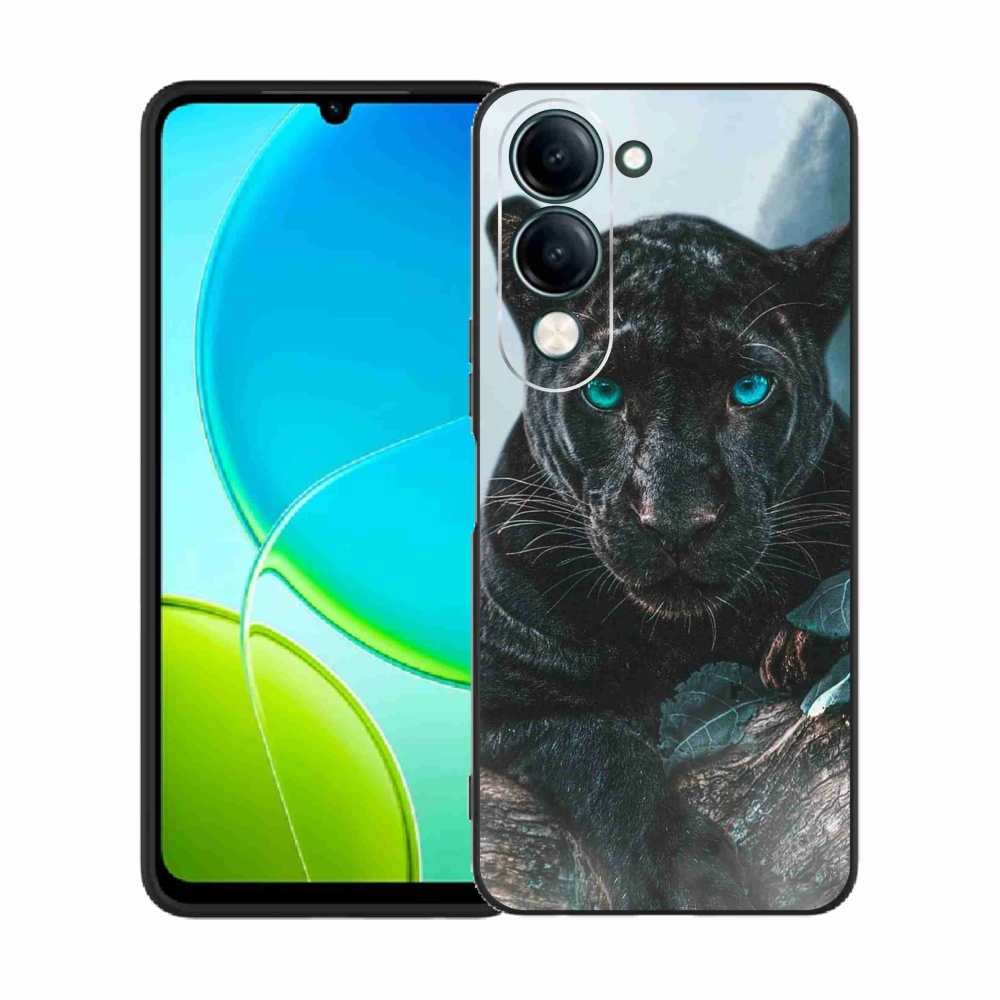 Gélový kryt mmCase na Vivo Y29s 5G - čierny panter