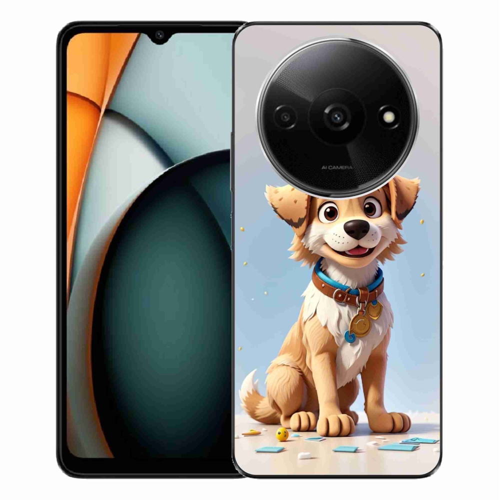 Gélový kryt mmCase na Xiaomi Redmi A3 - kreslené šteňa