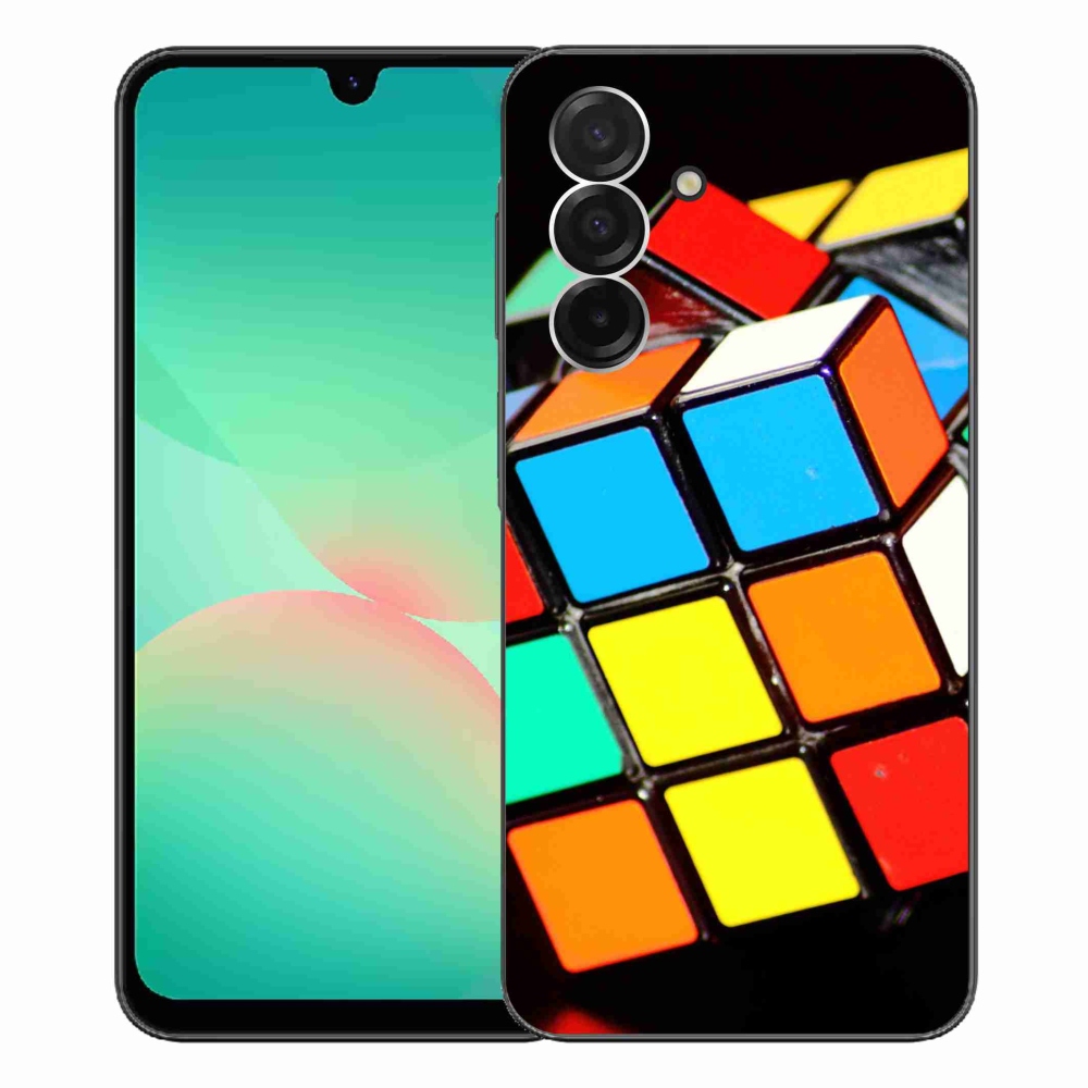 Gélový kryt mmCase na Samsung Galaxy A26 5G - rubikova kocka