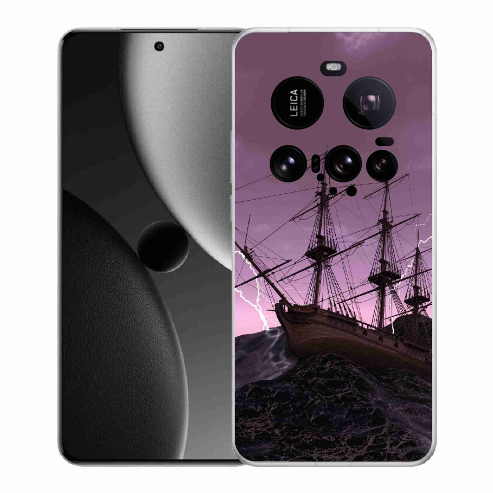 Gélový kryt mmCase na Xiaomi 15 Ultra - loď v búrke