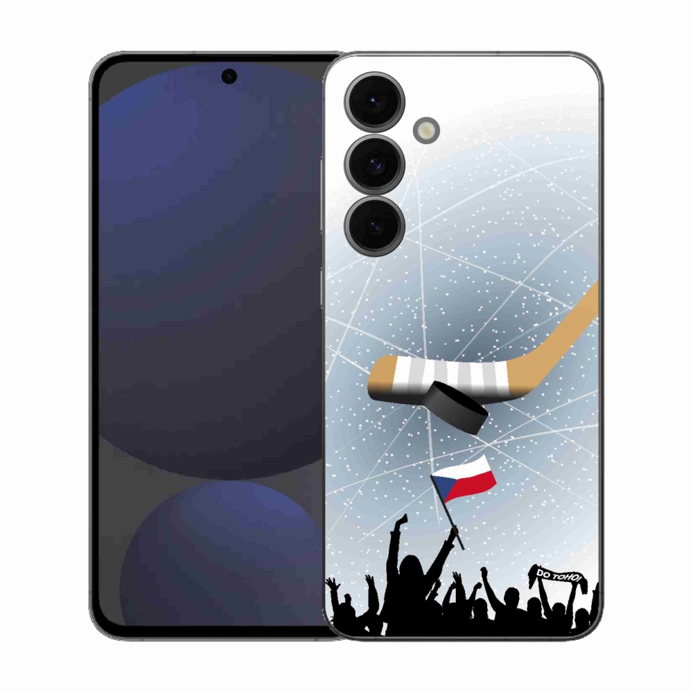 Gélový kryt mmCase na Samsung Galaxy S25 FE - fanúšikovia hokeja
