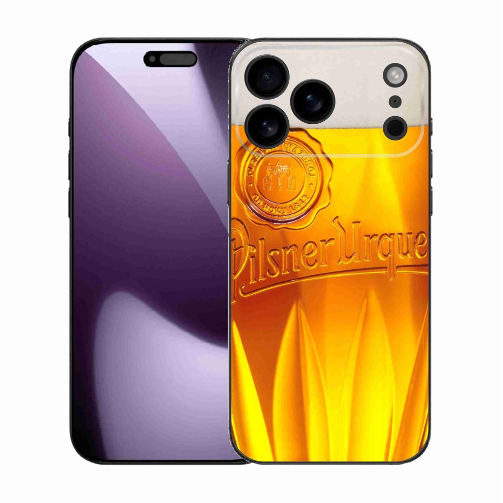 Gélový kryt mmCase na iPhone 17 Pro Max - pivo