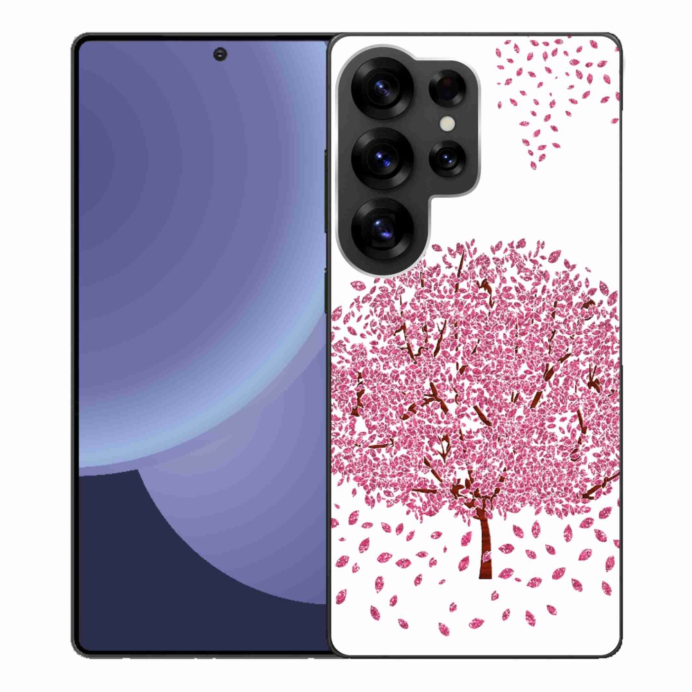 Gélový kryt mmCase na Samsung Galaxy S25 Ultra - kreslený strom s listami