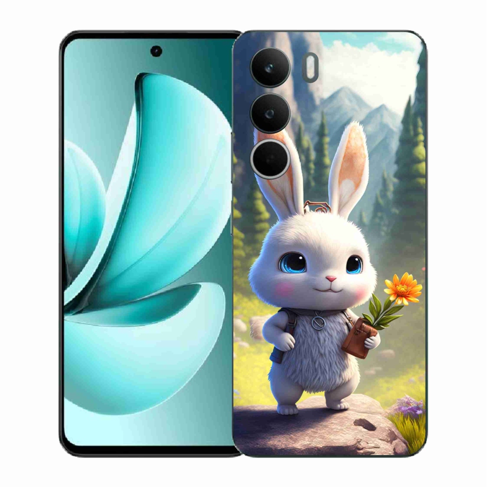 Gélový kryt mmCase na Realme C71 - roztomilý zajačik