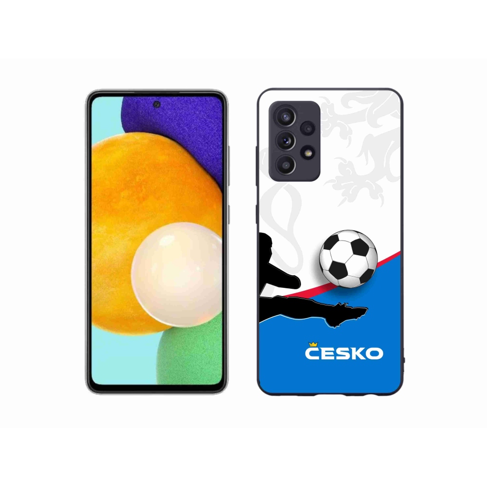 Gélový kryt mmCase na Samsung Galaxy A52/A52 5G - futbal Česko 3