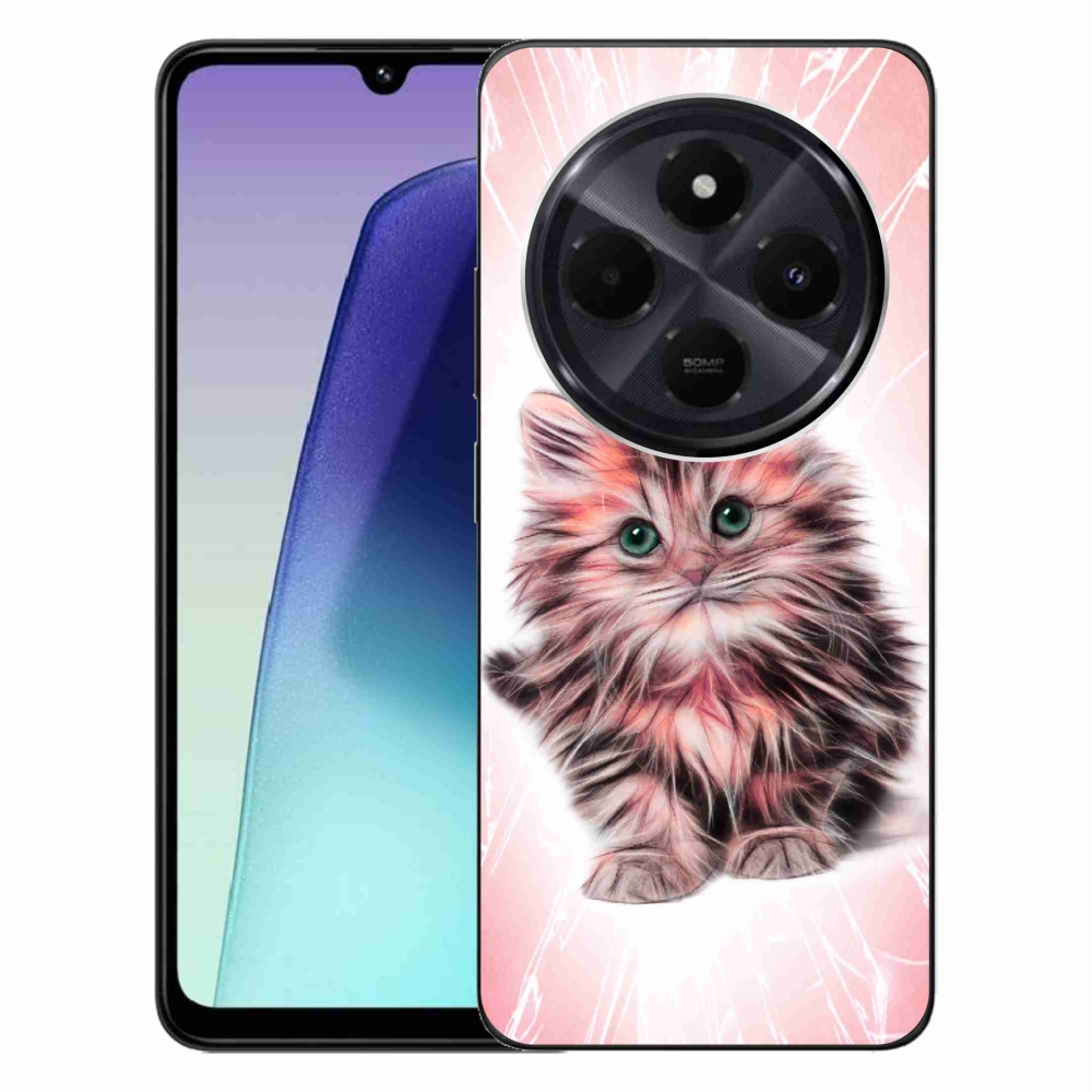 Gélový kryt mmCase na Xiaomi Redmi 14C/Poco C75 - roztomilé mačiatko