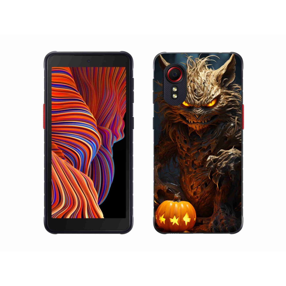 Gélový kryt mmCase na Samsung Galaxy Xcover 5 - halloweenska príšera