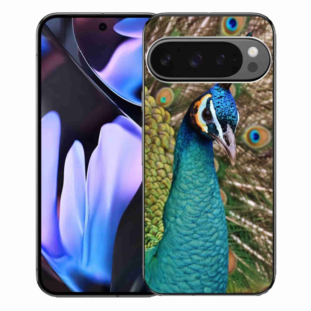 Gélový kryt mmCase na Google Pixel 9 Pro XL - páv