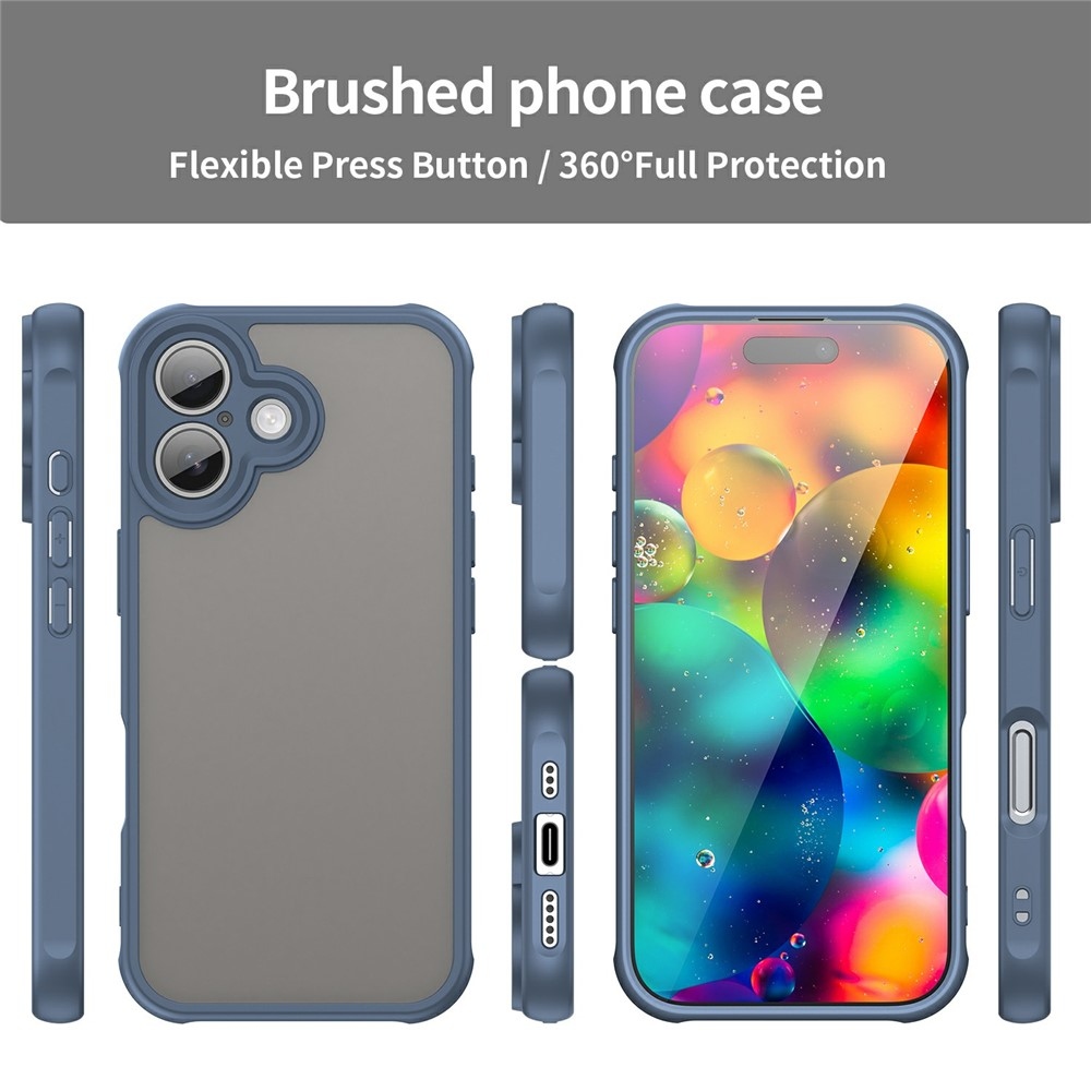 Proof gélový obal s pevným chrbtom na iPhone 17 - modrý