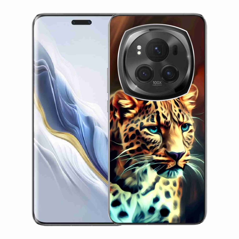 Gélový kryt mmCase na Honor Magic 6 Pro 5G - leopard