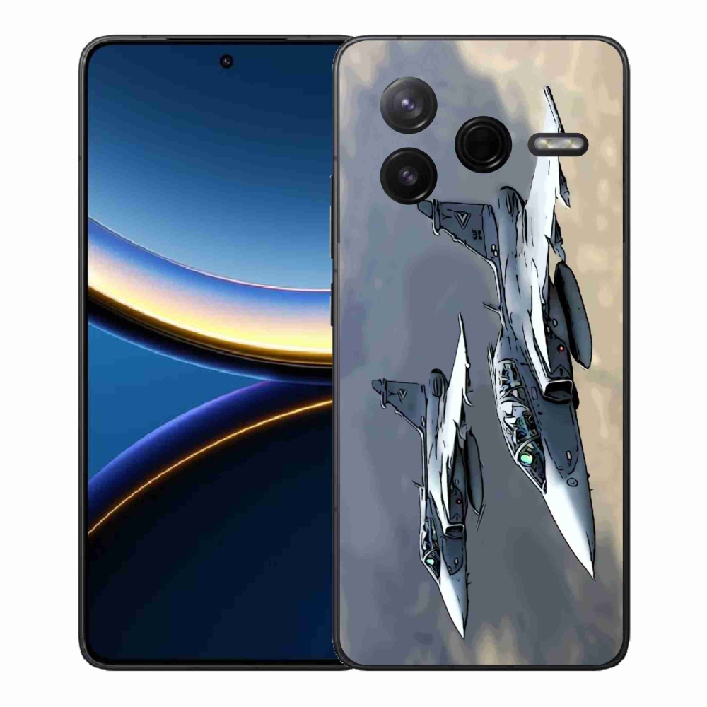 Gélový kryt mmCase na Xiaomi Poco F7 Pro - stíhačky