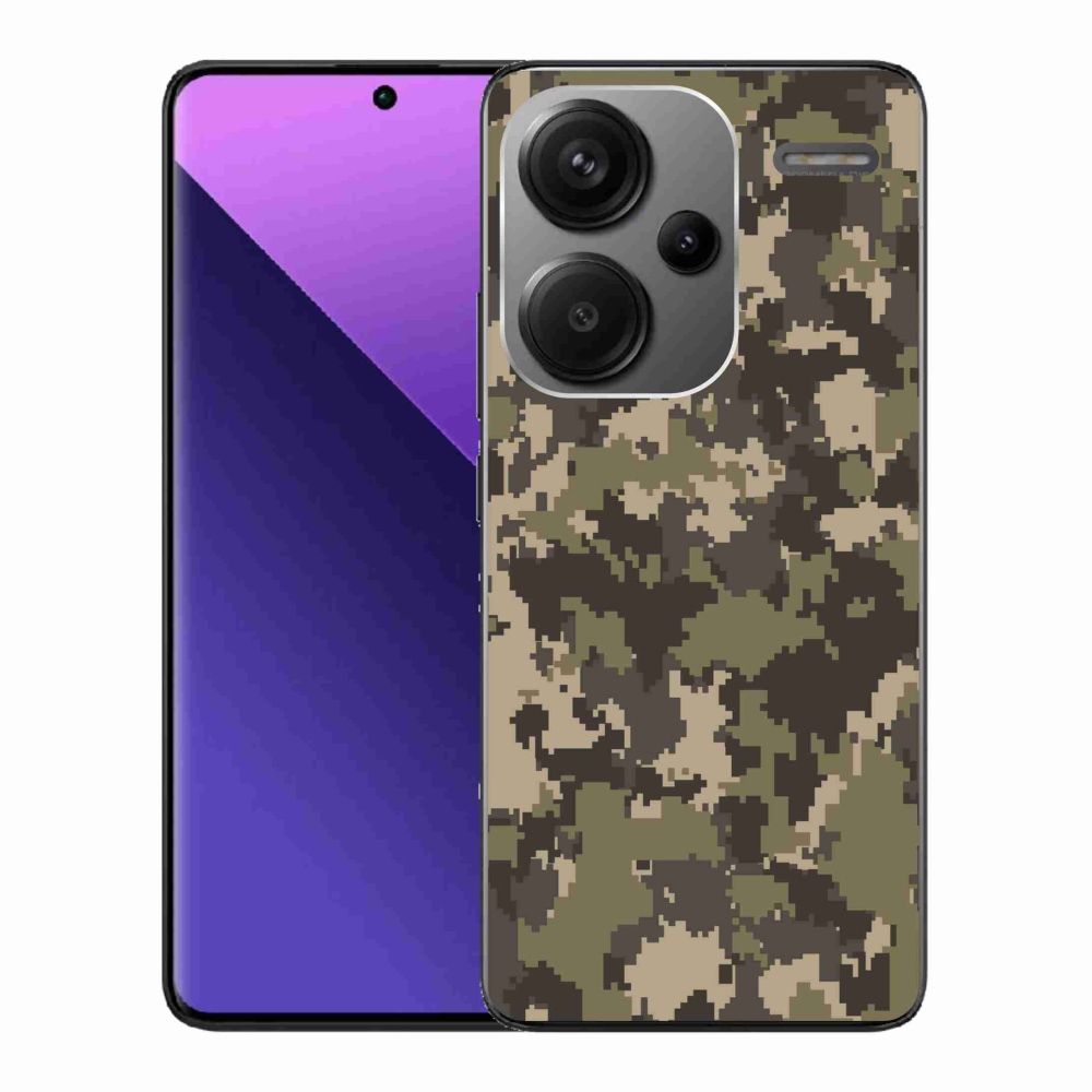 Gélový kryt mmCase na Xiaomi Redmi Note 13 Pro+ 5G - maskáčový vzor 12