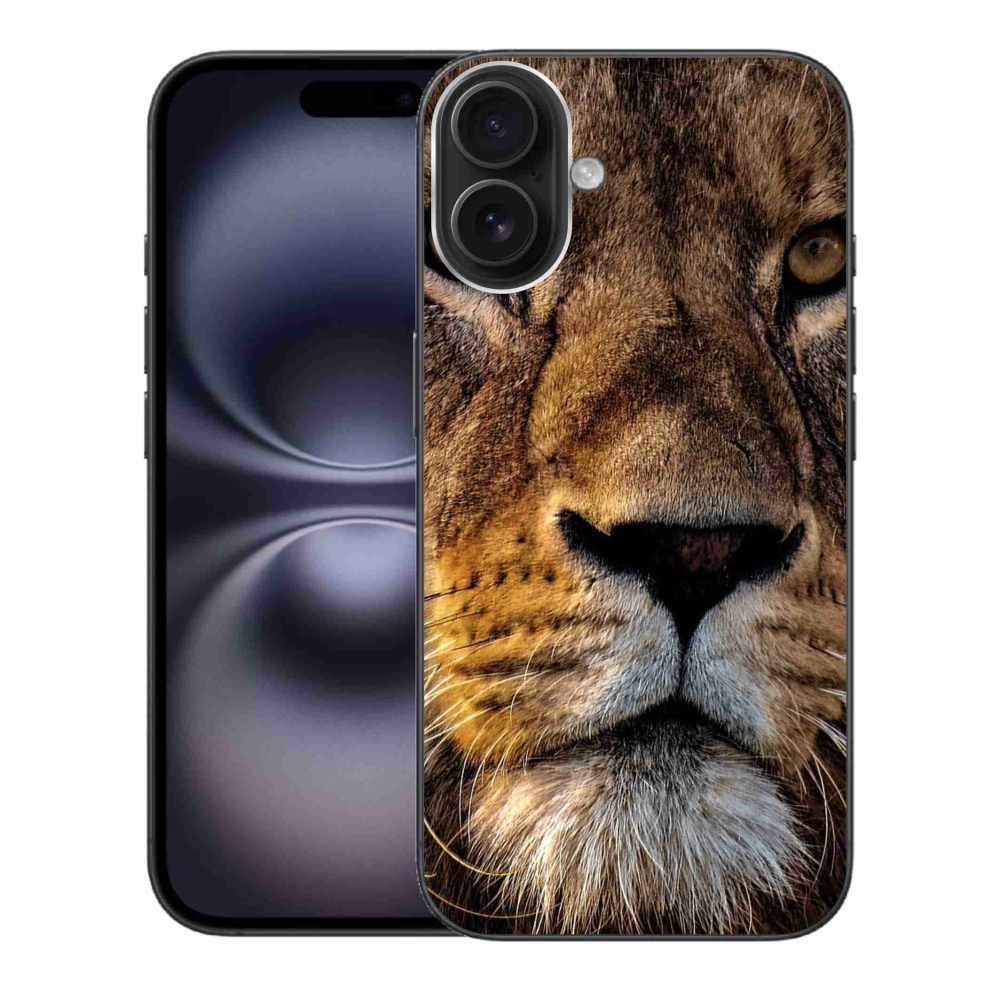 Gélový obal mmCase na iPhone 16 Plus - lev