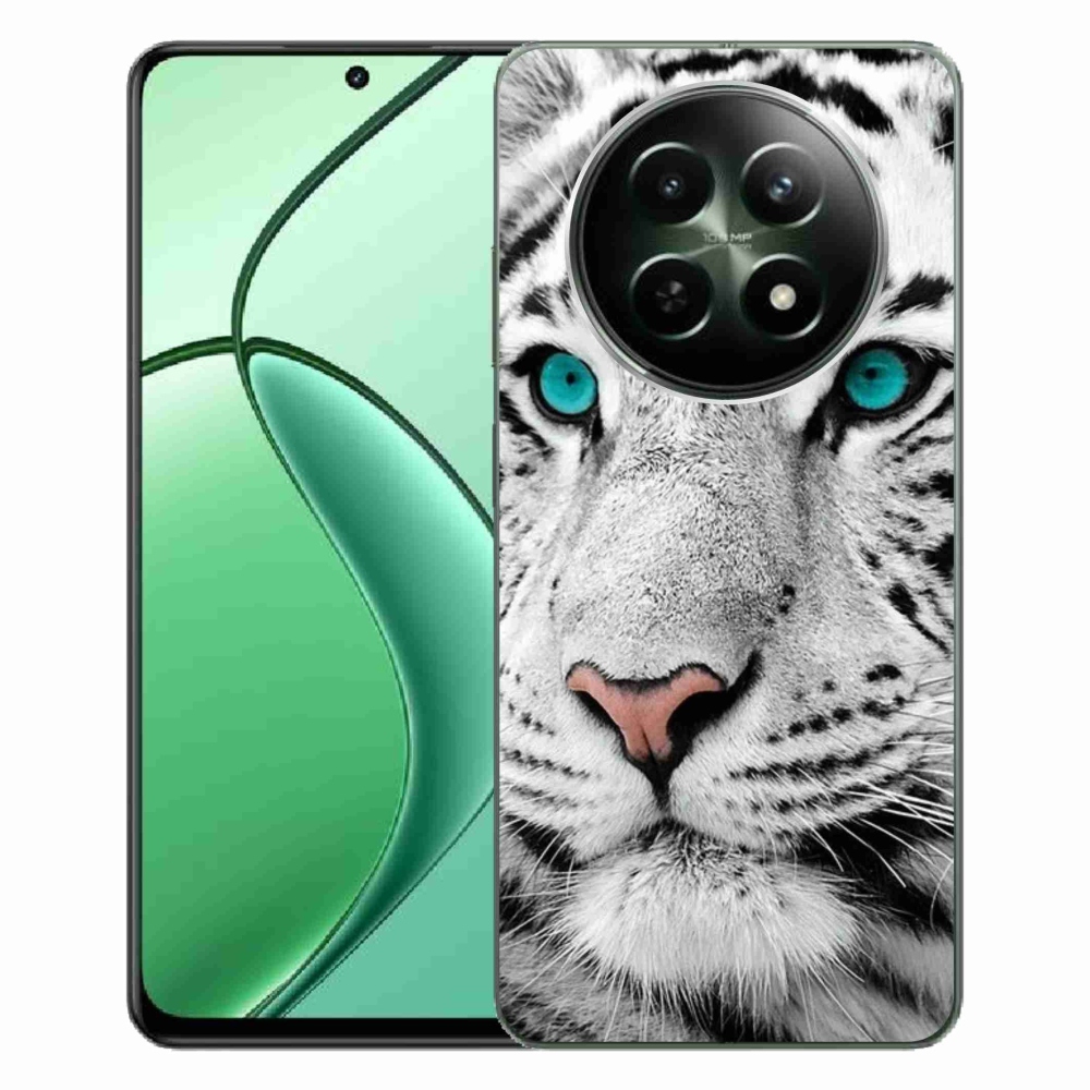 Gélový kryt mmCase na Realme 12 5G/12x 5G - biely tiger