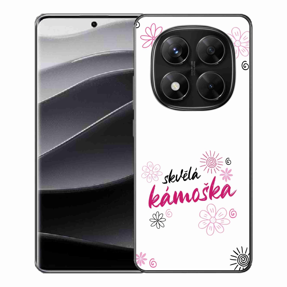 Gélový kryt mmCase na Xiaomi Redmi Note 14 Pro 5G/Poco X7 5G - skvelá kamoška biele pozadie
