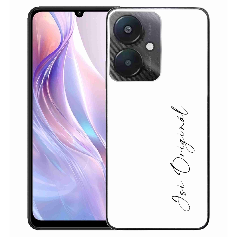 Gélový kryt mmCase na Xiaomi Redmi 13C 5G - si originál biele pozadie