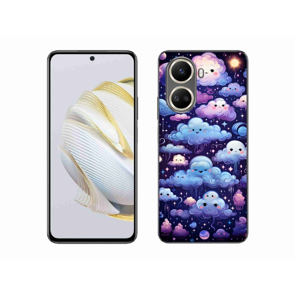 Gélový kryt mmCase na Huawei Nova 10 SE - mráčiky