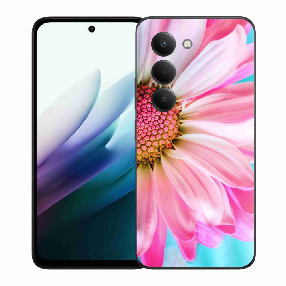 Gélový kryt mmCase na Xiaomi Redmi 15 4G/5G (171mm) - ružová kvetina