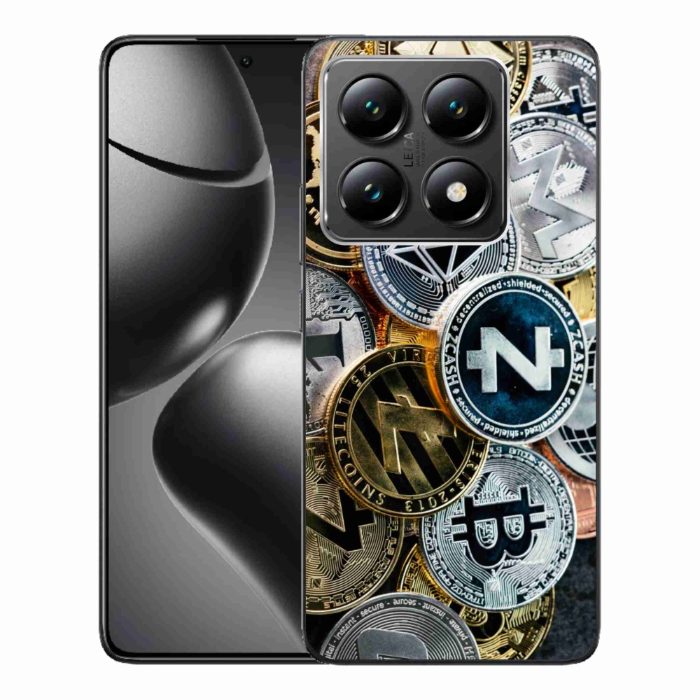 Gélový kryt mmCase na Xiaomi 14T - kryptomeny