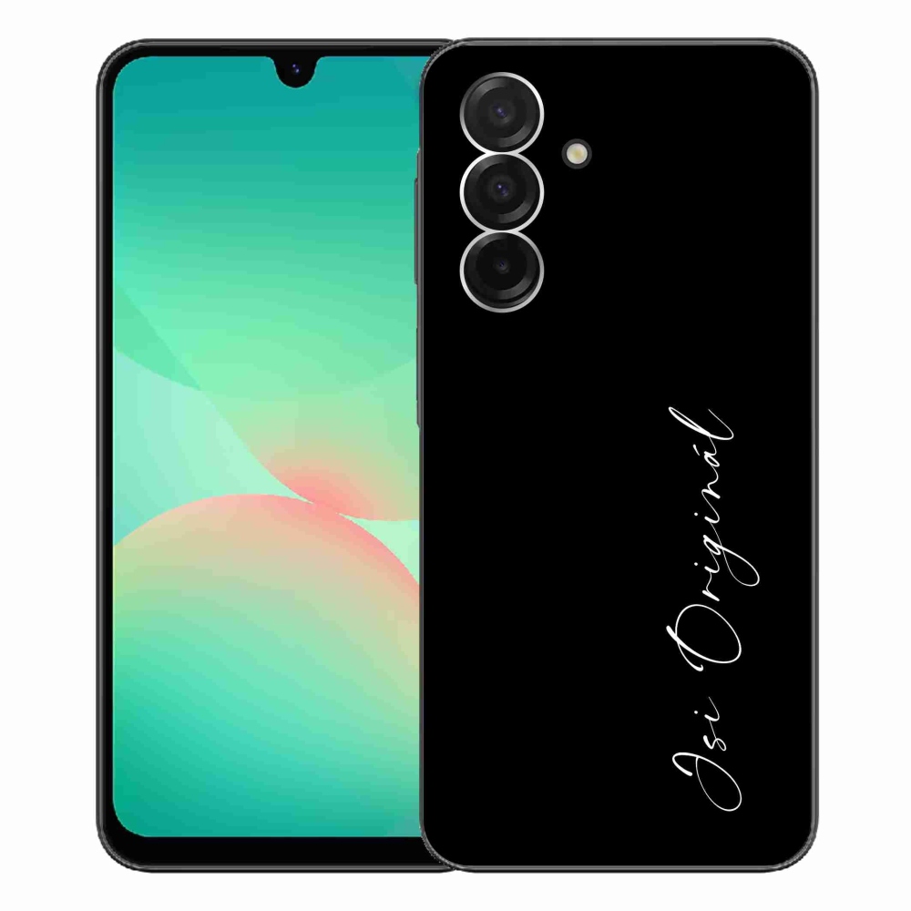Gélový kryt mmCase na Samsung Galaxy A26 5G - si originál čierne pozadie