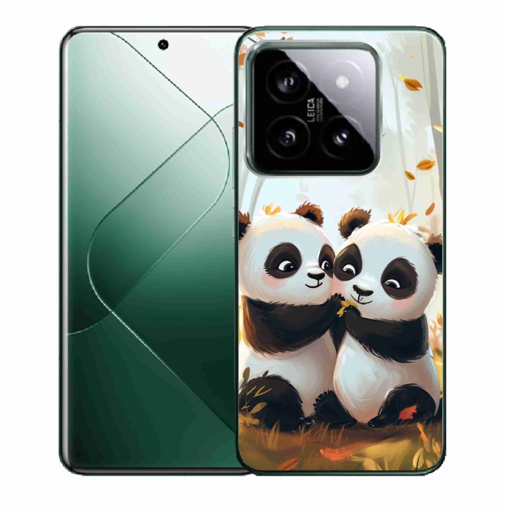 Gélový kryt mmCase na Xiaomi 14 - pandy