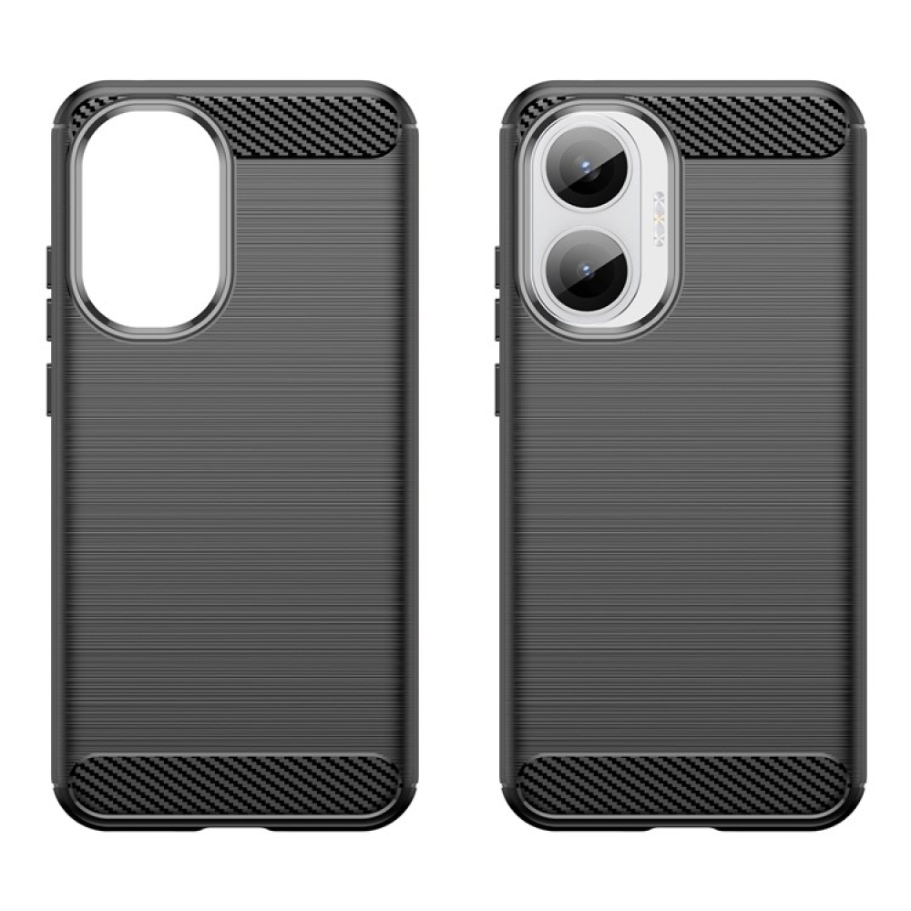 Carbon odolný gélový obal na Xiaomi Poco F7 5G - čierny