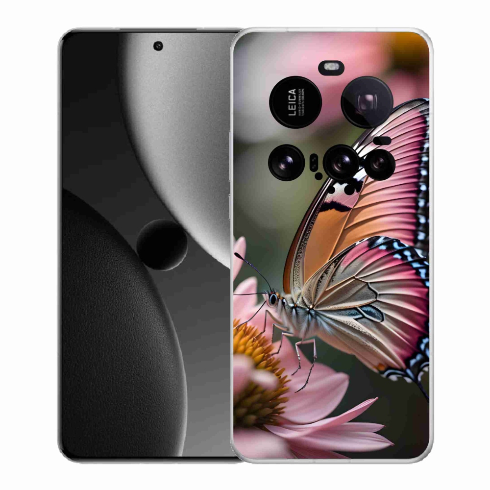 Gélový kryt mmCase na Xiaomi 15 Ultra - farebný motýľ