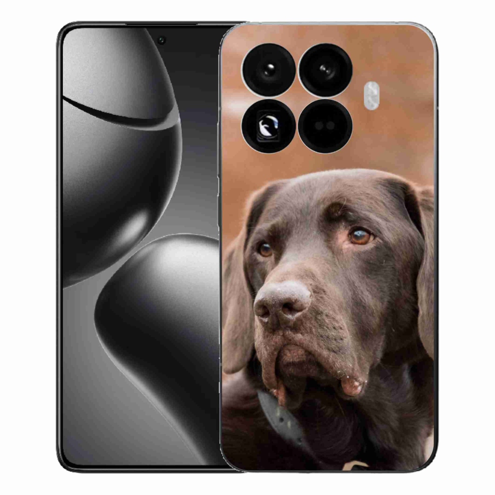 Gélový kryt mmCase na Xiaomi 15T Pro - hnedý labrador