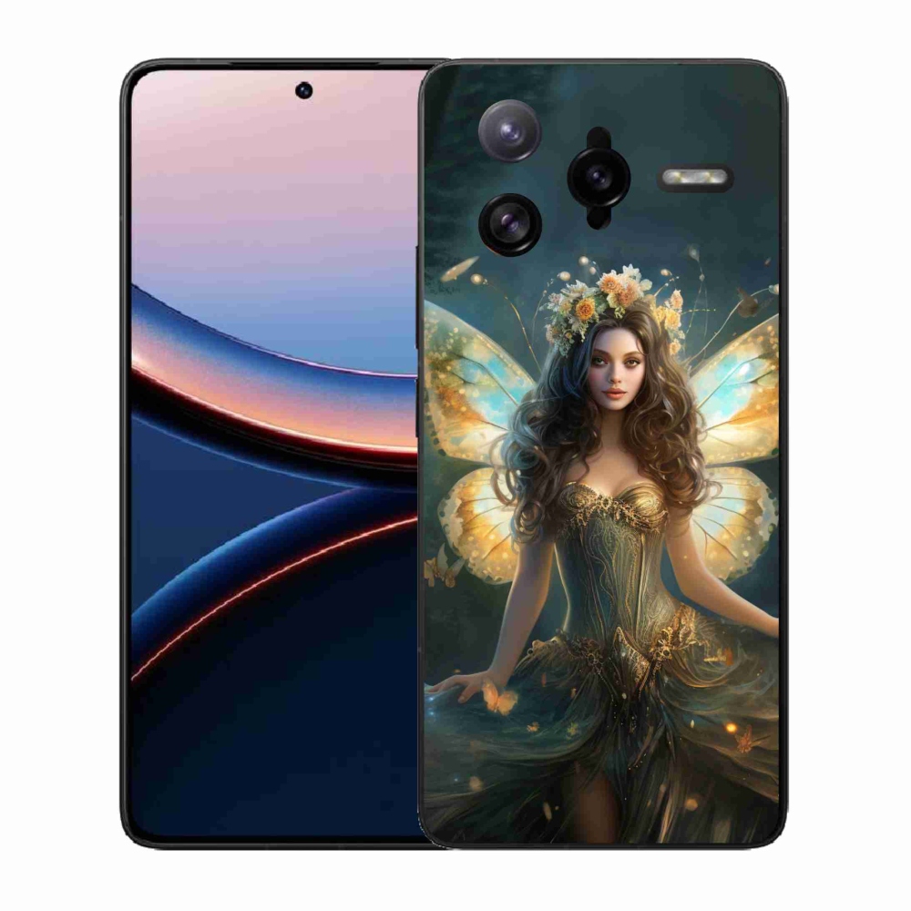 Gélový kryt mmCase na Xiaomi Poco F7 Ultra - motýlia žena