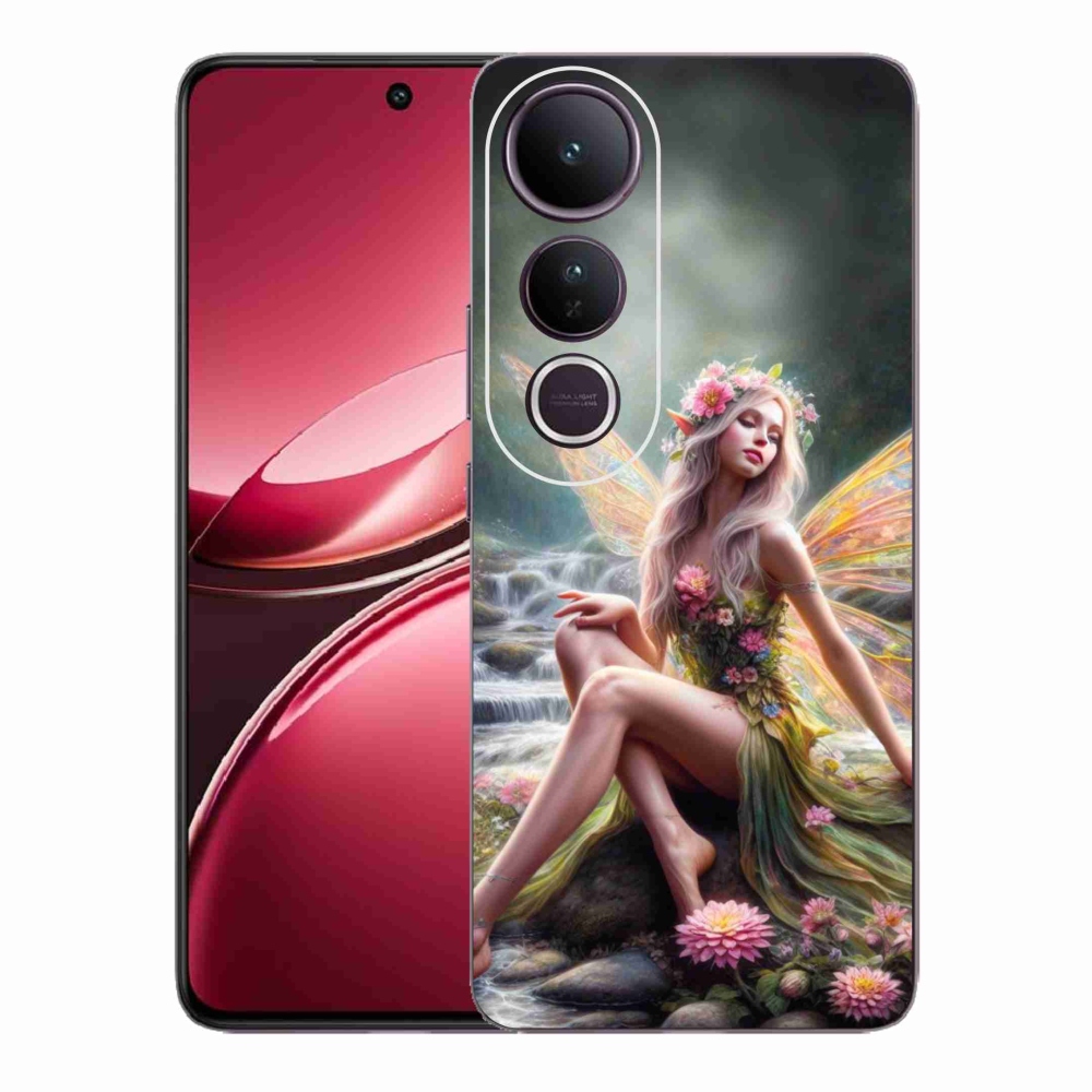 Gélový kryt mmCase na Vivo V50 Lite 4G/5G - motýlia žena 1