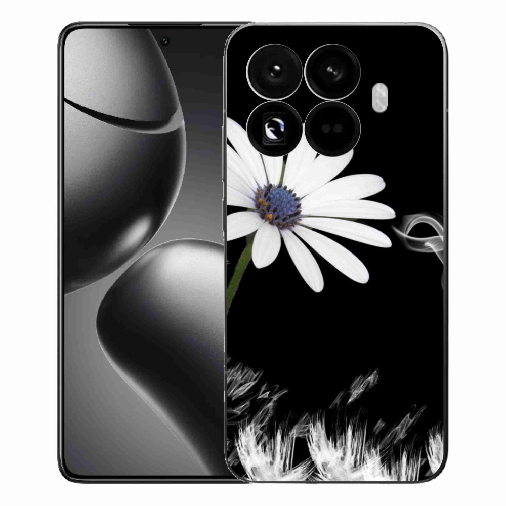 Gélový kryt mmCase na Xiaomi 15T Pro - biely kvet