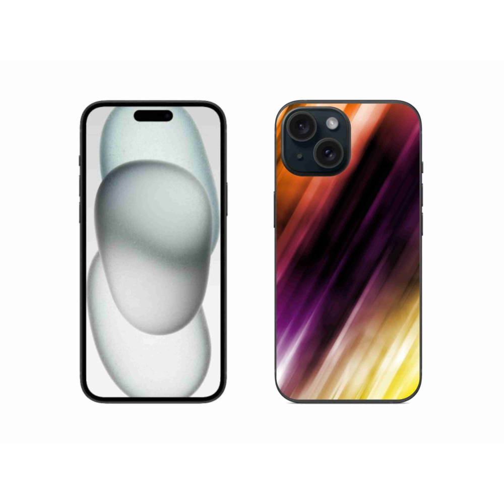 Gélový kryt mmCase na iPhone 15 - abstraktný vzor 5