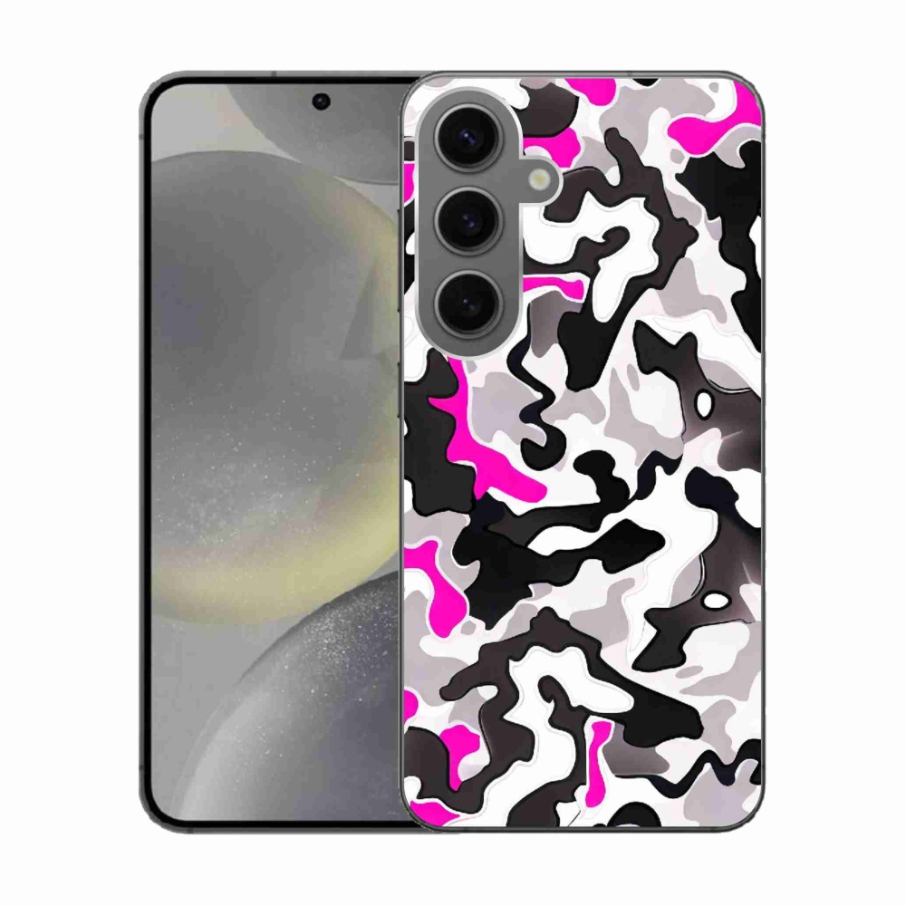 Gélový kryt mmCase na Samsung Galaxy S24 - maskáčový vzor 5