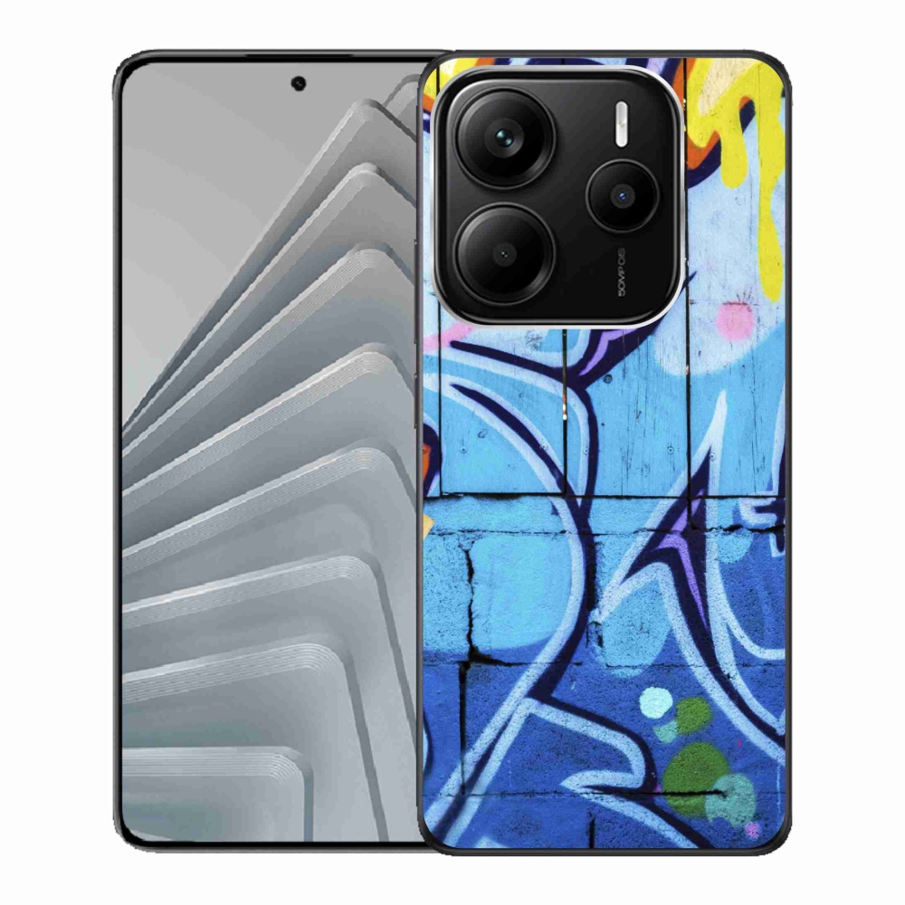 Gélový kryt mmCase na Xiaomi Redmi Note 14 5G - graffiti