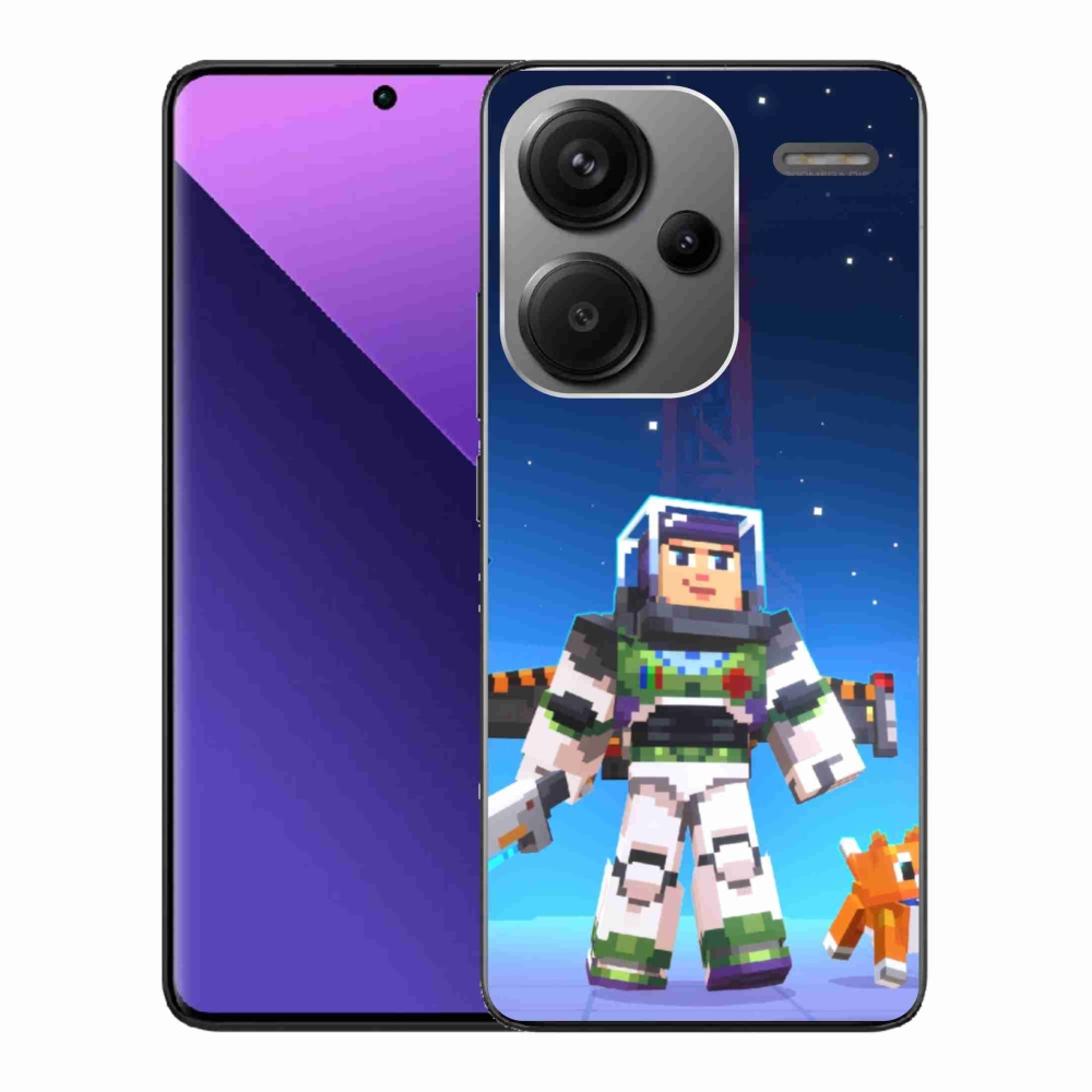 Gélový kryt mmCase na Xiaomi Redmi Note 13 Pro+ 5G - minecraft 2