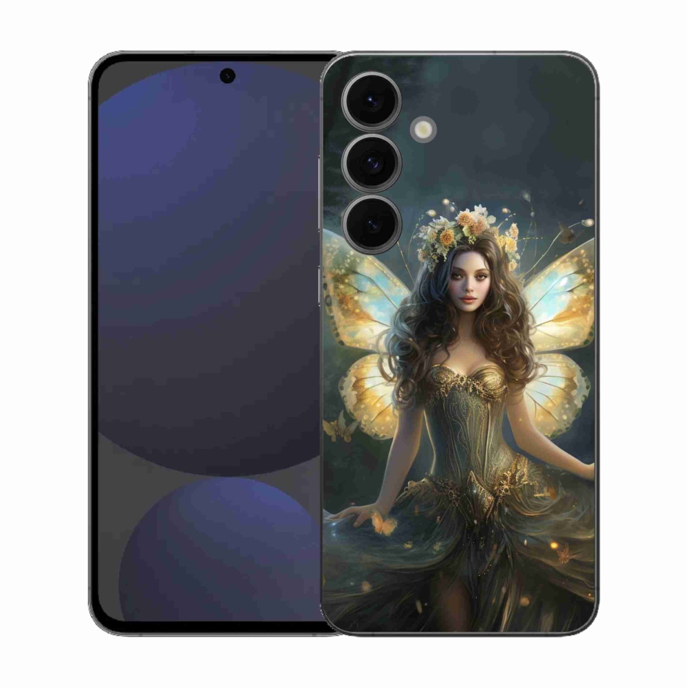 Gélový kryt mmCase na Samsung Galaxy S25 FE - motýlia žena