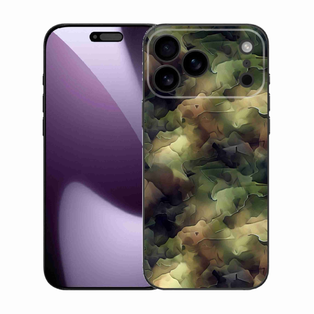 Gélový kryt mmCase na iPhone 17 Pro Max - maskáčový vzor 10