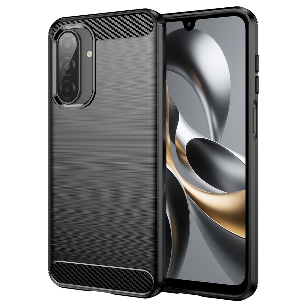 Carbon odolný gélový obal na mobil Samsung Galaxy A17 5G - čierny