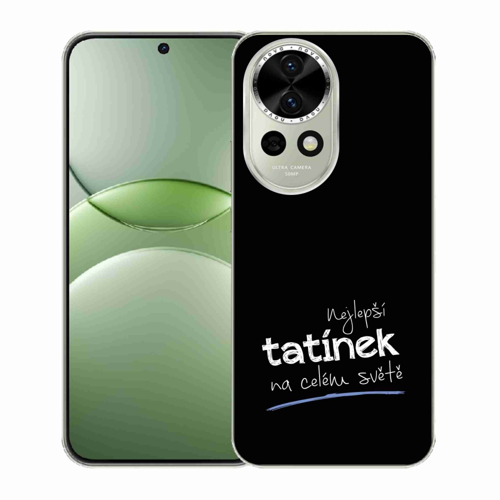 Gélový kryt mmCase na Huawei Nova 13 5G - najlepší otecko 4 čierne pozadie