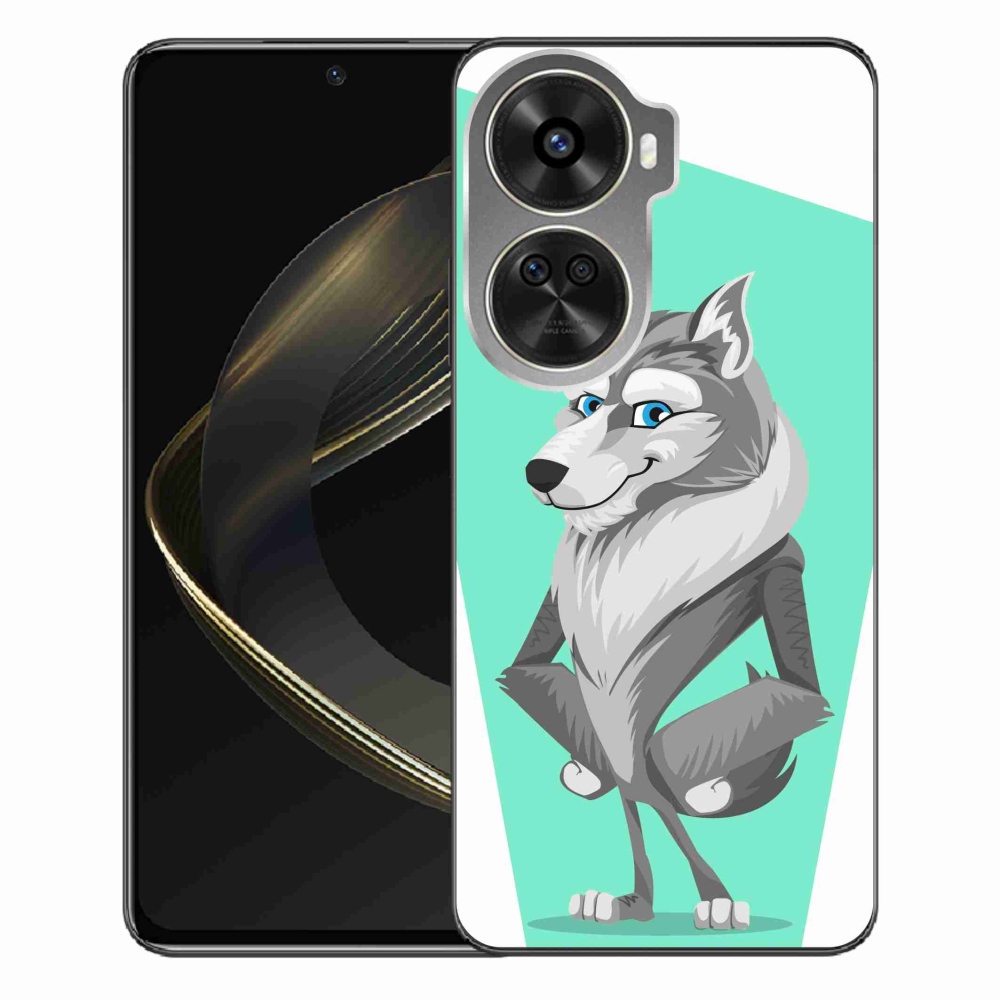 Gélový kryt mmCase na Huawei Nova 12 SE - kreslený vlk