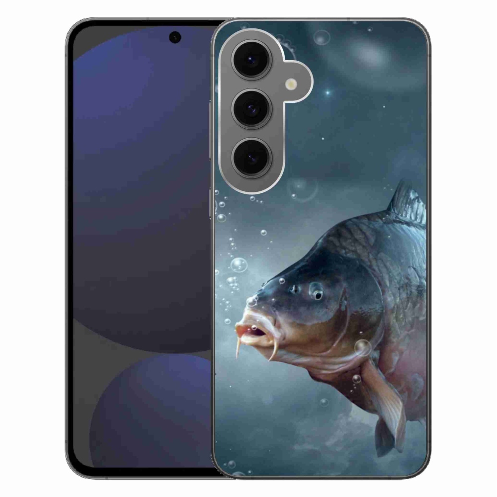 Gélový kryt mmCase na Samsung Galaxy S24 FE - kapor a bublinky
