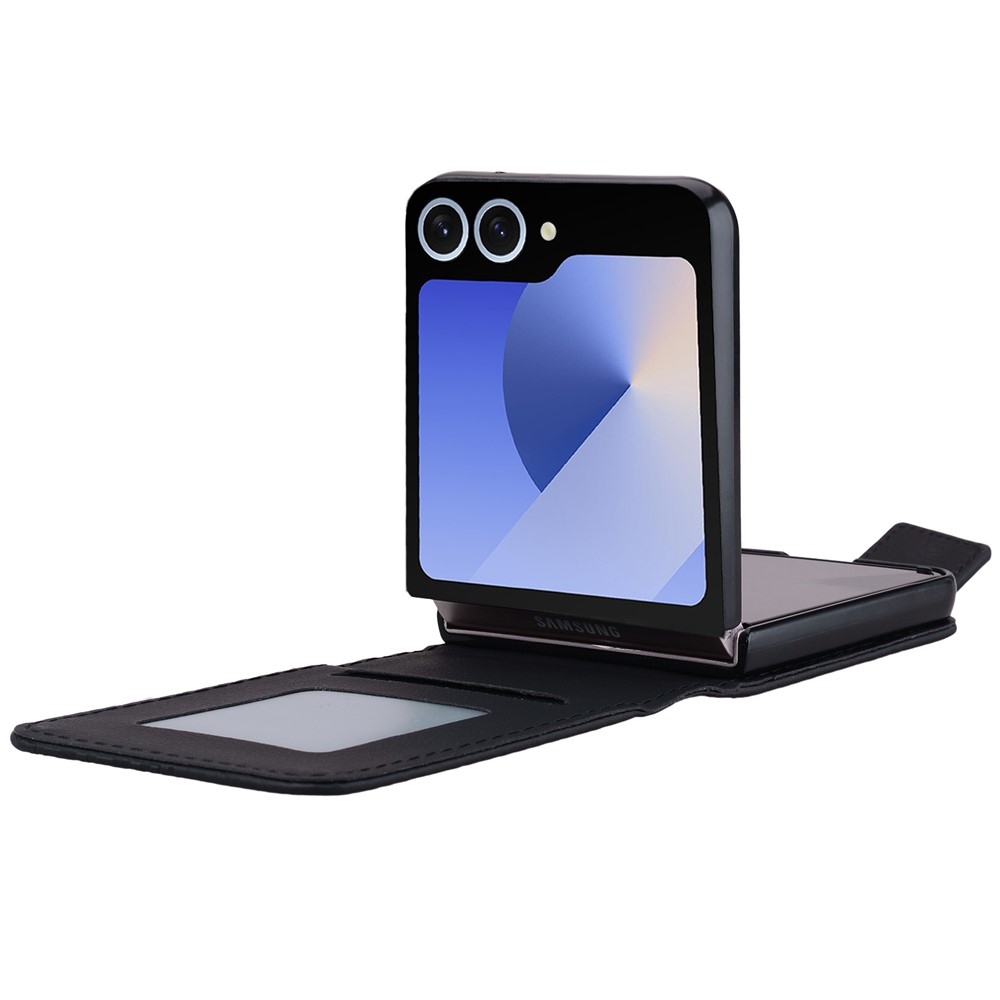 Gridy knižkové púzdro na Samsung Galaxy Z Flip7 5G - čierne