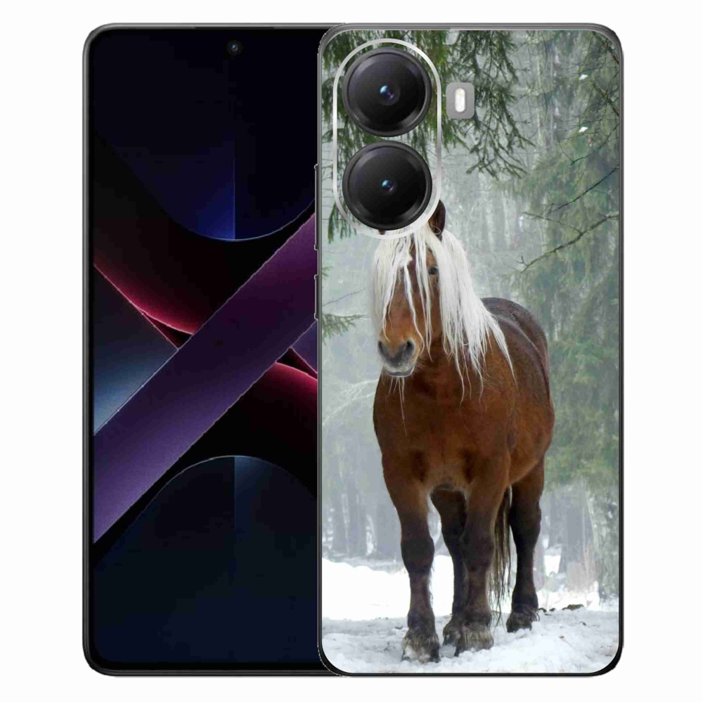 Gélový kryt mmCase na Xiaomi Poco X7 Pro 5G - kôň v lese