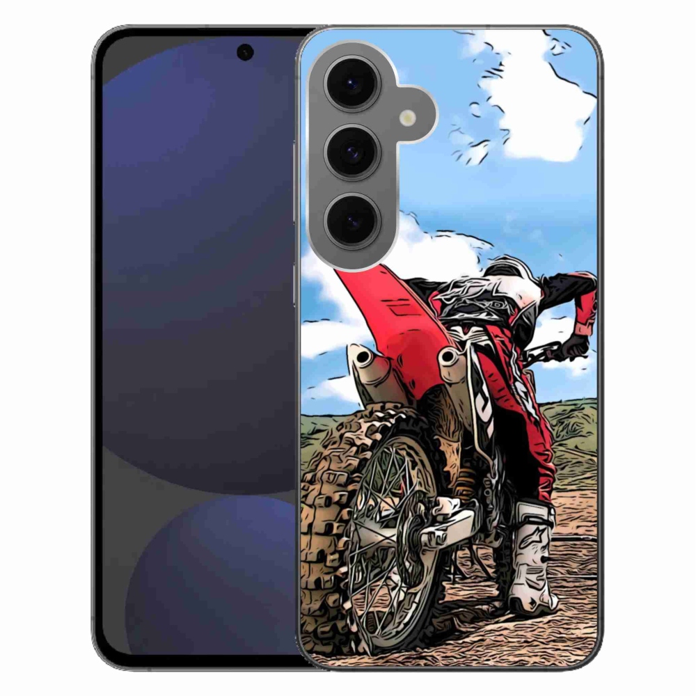 Gélový kryt mmCase na Samsung Galaxy S24 FE - moto