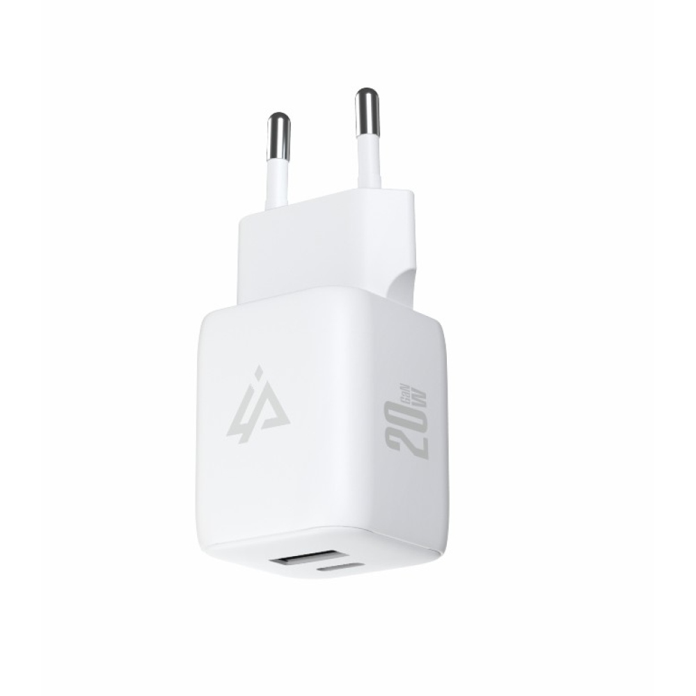 iPEAX GaN Sieťová nabíjačka 20 W 1x USB-C a 1x USB-A - biela