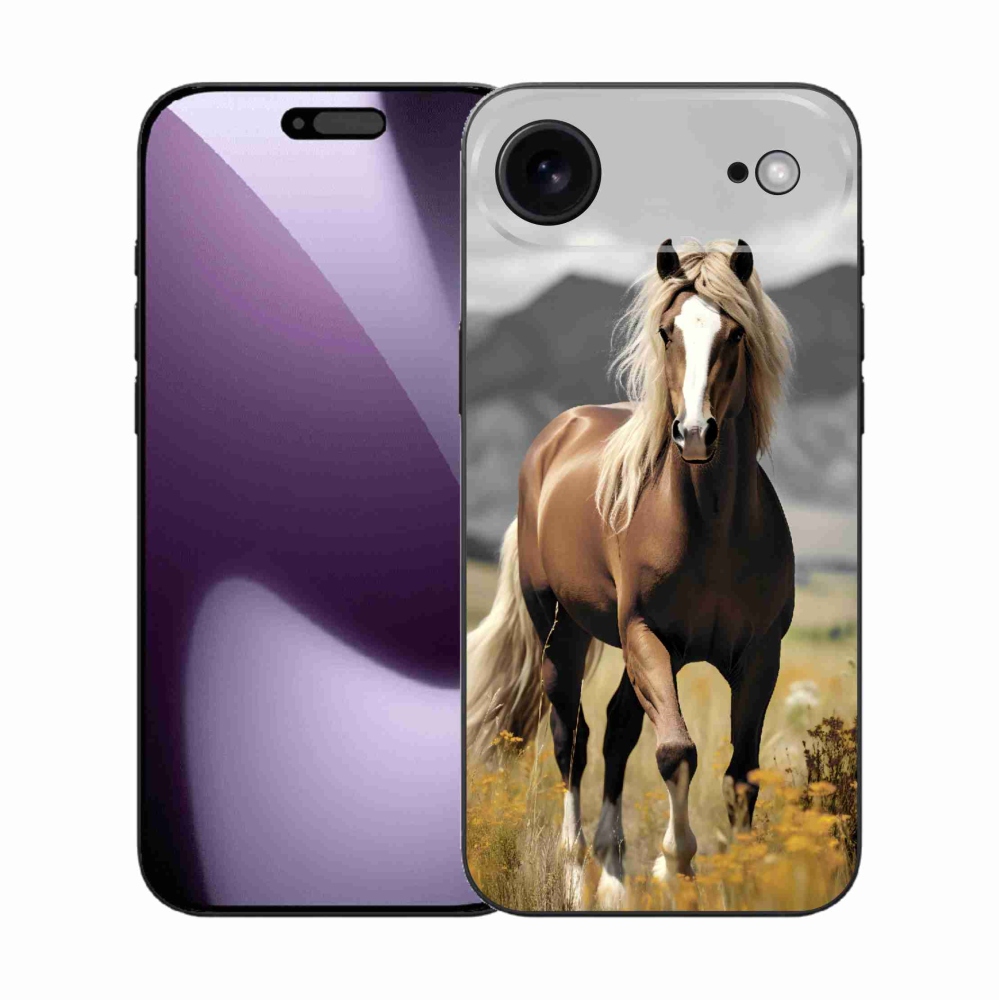 Gélový kryt mmCase na iPhone 17 Air - hnedý kôň 1