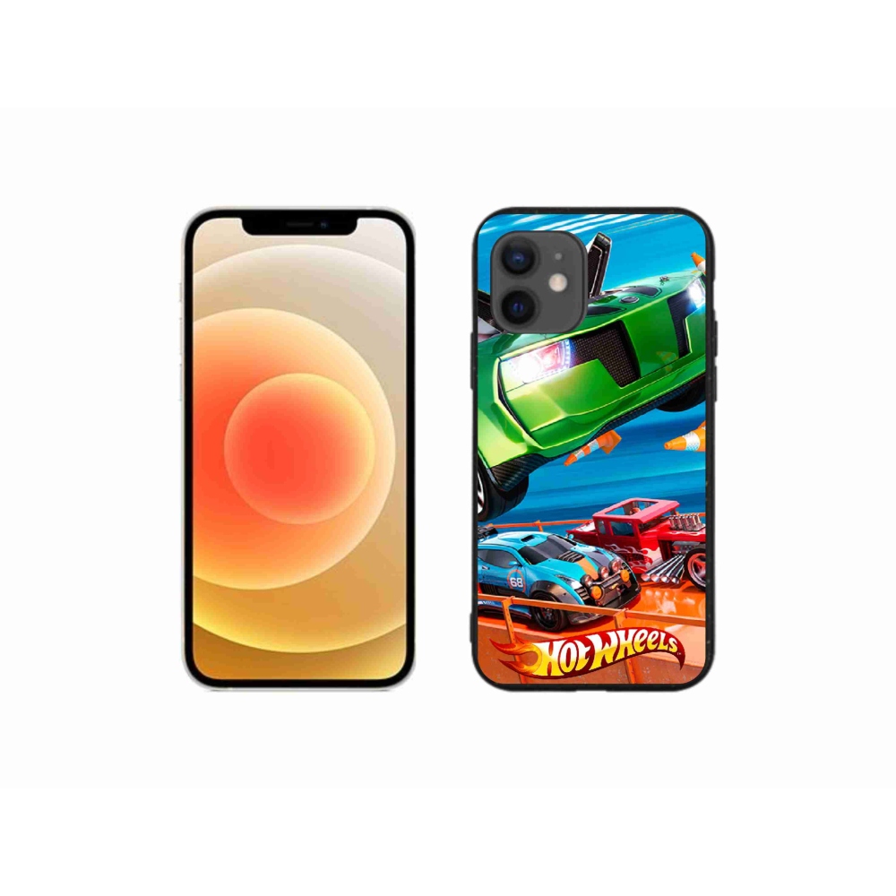 Gélový kryt mmCase na iPhone 12 mini - hot wheels 1