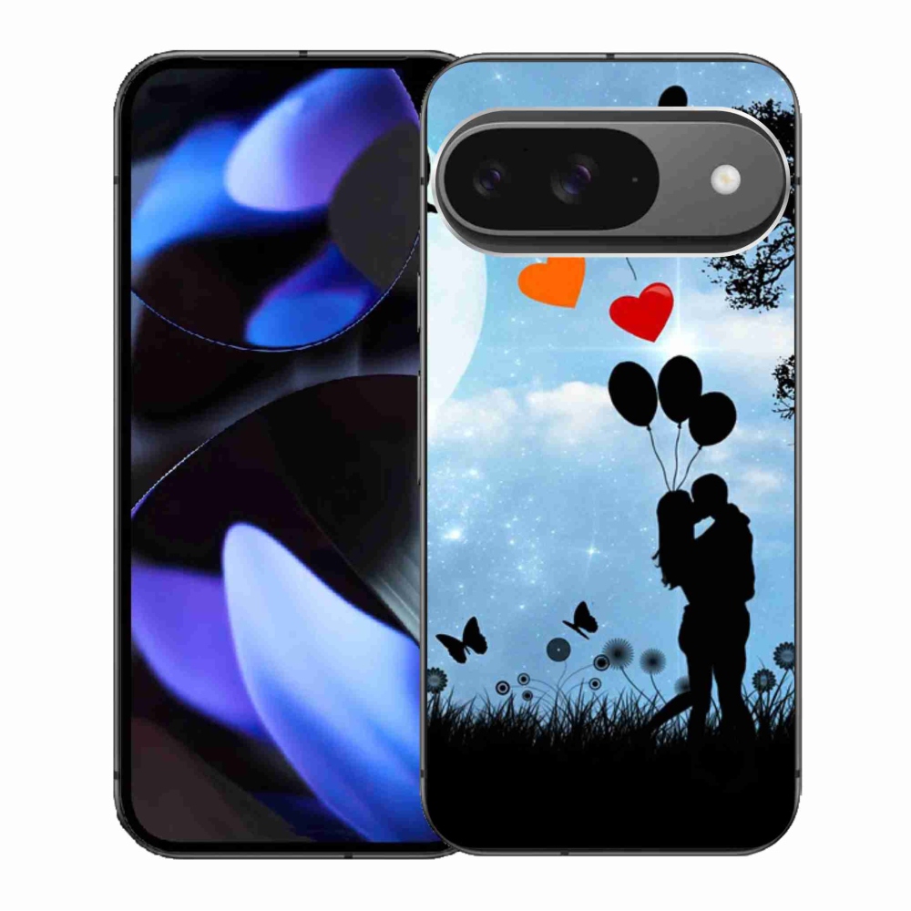 Gélový obal mmCase na Google Pixel 9/9 Pro - zamilovaný pár
