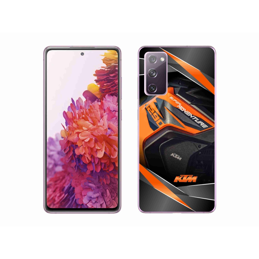 Gélový kryt mmCase na Samsung Galaxy S20 FE - motorka ktm