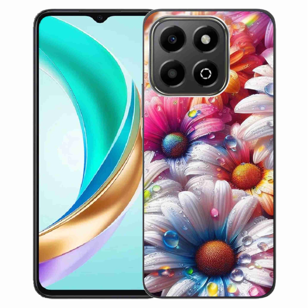 Gélový kryt mmCase na Honor X6b - farebné margaréty